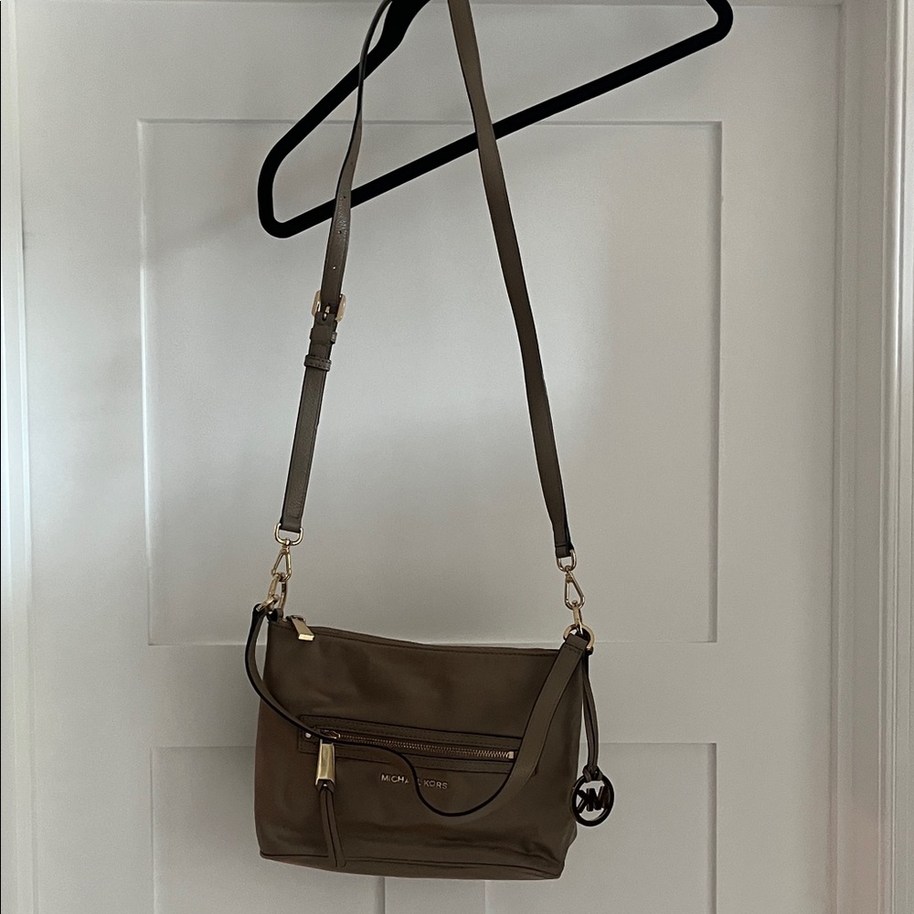 Michael Kors Khaki Crossbody Bag